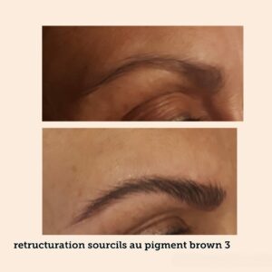 Teinture des sourcils sans effort