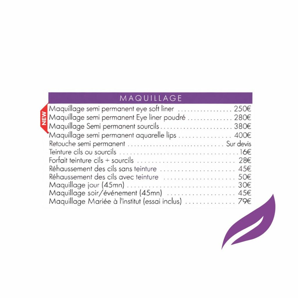 tarifs esthéticienne montarnaud secret de beauté